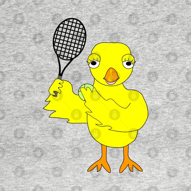 Tennis Chick by Barthol Graphics